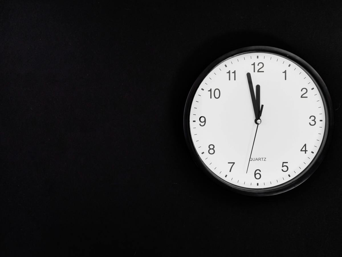 THE CLOCK IS&nbsp;TICKING